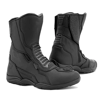 Abbildung von REBELHORN Scout Motorradstiefel Hipora Membran Knöchel und Fersenschutz Antibakterieller Einsatz Reflektierende Elemente