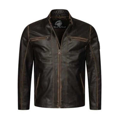Abbildung von Rock Creek Lederjacke Herren Leder Jacke H 351