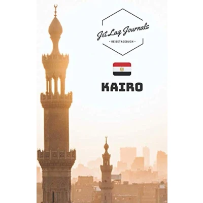 Abbildung von JetLagJournals Reisetagebuch Kairo: Erinnerungsbuch zum Ausfüllen Selberschreiben für den Ägypten Urlaub