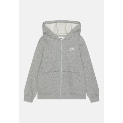 Abbildung von Nike Sportswear CLUB Unisex Sweatjacke für Kinder, Größe: 122/128, Dark grey heather/base grey/white