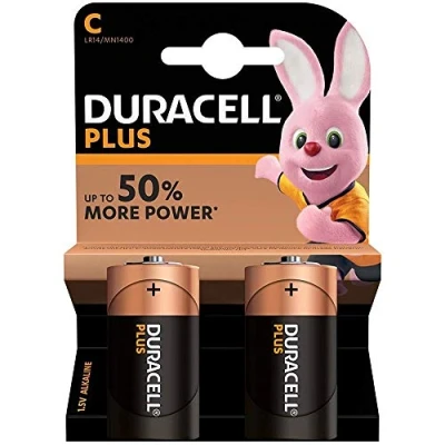 Abbildung von Duracell Plus Power Alkaline C Batterien Baby LR14 (10x 2er Blister)