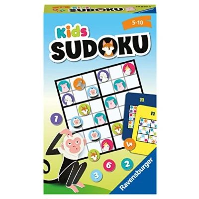 Abbildung von Ravensburger Kids Sudoku, Taschenspiel, 2 4 Spieler, Empfohlenes Alter 5+, 20872