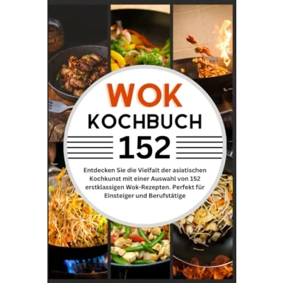 Abbildung von Wok Kochbuch die besten Rezepte: Entdecken Sie Vielfalt der asiatischen Kochkunst mit 152 erstklassigen Rezepten. Perfekt für Kochanfänger ... Gerichte sowie grundlegende Einstiegstipps