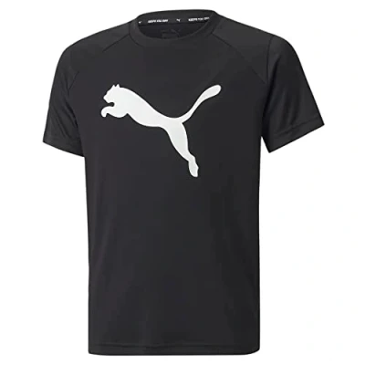 Abbildung von PUMA Jungen Active Sports Cat Poly Tee B T Stück, Schwarz, 140