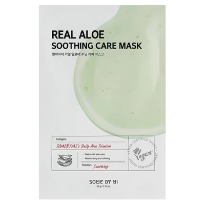 Abbildung von SOME BY MI Real Aloe Soothing Care Mask 20 g
