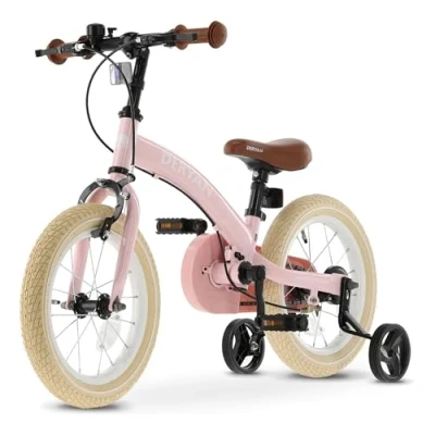Abbildung von Deryan 3 in 1 Kinderfahrrad 12 inch Laufrad Inkl. Stützräder