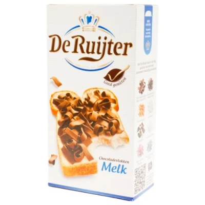 Abbildung von De Ruijter Schokoladen Flocken, Schokolade, Streusel Milch / Chocoladvlokken Melk 300g