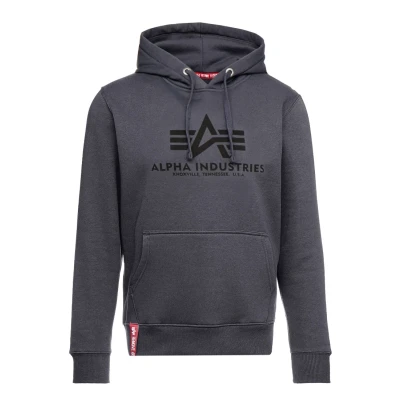 Abbildung von Alpha Industries FOIL Kapuzenpullover, Herren, Größe: Medium, Grey