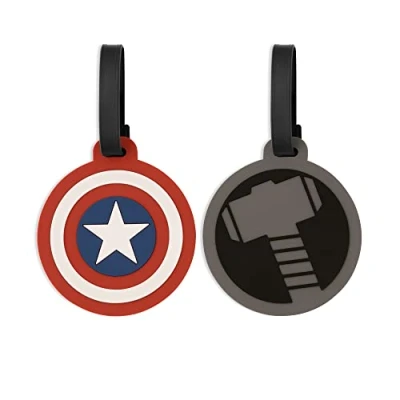 Abbildung von Disney Marvel Thor und Captain America Gepäckanhänger Set, mehrfarbig, 2 teilig