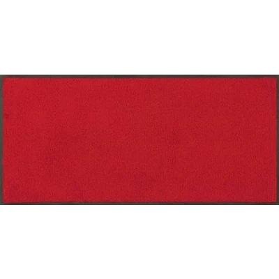 Abbildung von Wash+Dry Fußmatte, Scarlet 35x75cm, innen und außen, waschbar, rot