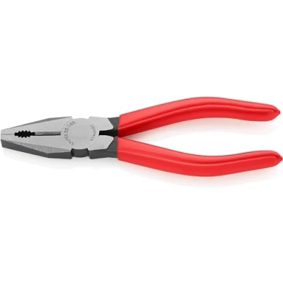 Abbildung von KNIPEX Kombizange mit Kunststoff überzogen schwarz atramentiert 160 mm 03 01 SB