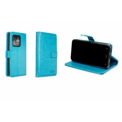 Abbildung von caseroxx Handy Hülle Tasche kompatibel mit Emporia SMART.6lite / E6.lite Bookstyle Case Wallet in türkis