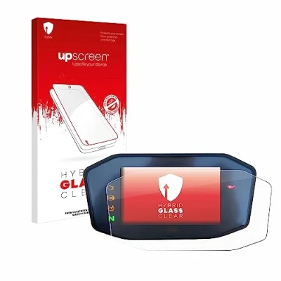 Abbildung von upscreen Schutzglas für KTM 890 Duke R 2020 TFT Screen Schutzfolie, Glas Folie [Klar, 9H Panzerschutz, Anti Fingerprint]