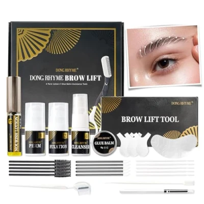 Abbildung von Augenbrauen Laminierung Set, Augenbrauenlifting Brow Lift Kit Professionelle Semi permanentes Lifting der Make up