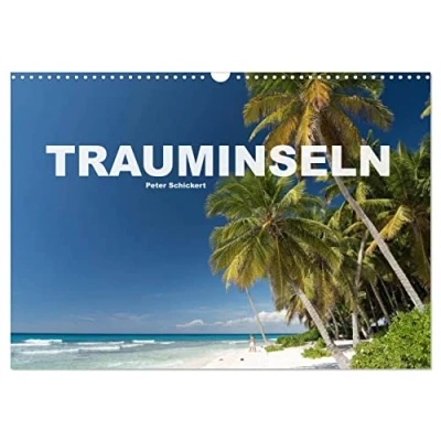 Abbildung von Trauminseln (Wandkalender 2025 DIN A3 quer), CALVENDO Monatskalender
