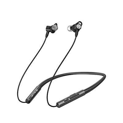 Abbildung von TELLUR Ego In Ear Bluetooth Kopfhörer, Multipoint, aktive Geräuschunterdrückung, IPX4 und Lesen &gt; Ideal für Sport Training, BT 5.0, Magnetverschluss, bis zu 9 Stunden Wiedergabezeit, Schwarz