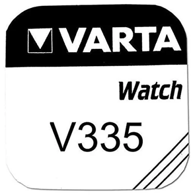 Abbildung von VARTA Knopfzelle Silberoxid Uhrenbatterie &quot;V335&quot; VARTA, 5mAh, 1,55V, 1er Blister