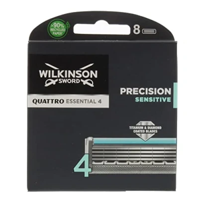 Abbildung von Wilkinson Rasierklingen Sword Quattro Titanium Sensitive 8 Stück