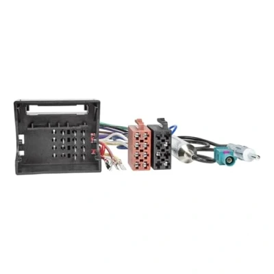 Abbildung von tomzz Audio Radio Adapter Kabel passt für Audi Skoda Seat VW Quadlock auf ISO + An KFZ