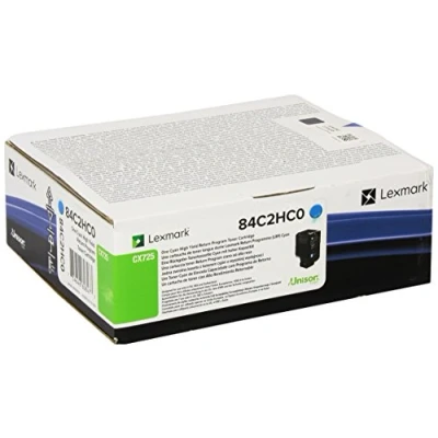Abbildung von Lexmark 84C2HC0 Cyan Toner Hohe Kapazität