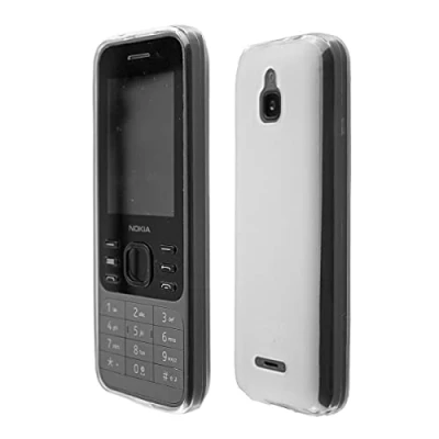 Abbildung von caseroxx TPU Hülle kompatibel mit Nokia 6300 4G, Handy Tasche (TPU in weiß transparent)
