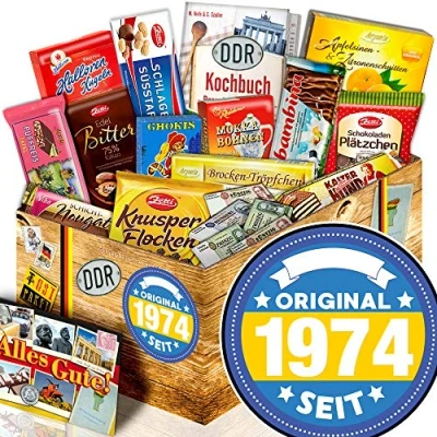 Abbildung von Original seit 1974 / Ost Set Schokolade 50. Geburtstags Geschenke