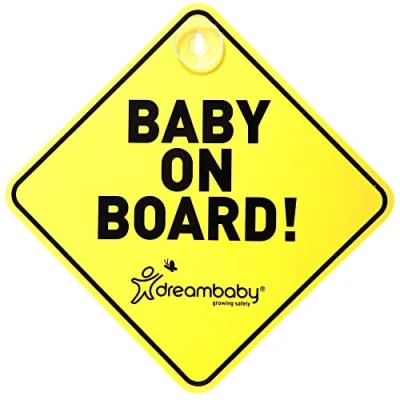 Abbildung von Dreambaby Baby on Board, Schild (gelb)