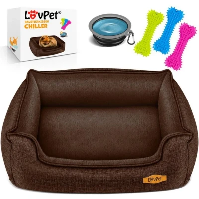 Abbildung von Lovpet Tierbett, Hundebett Hundekissen Hundekorb Chiller