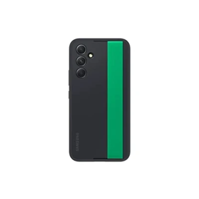 Abbildung von Samsung Silikon Back Cover mit Armband Schwarz Galaxy A54
