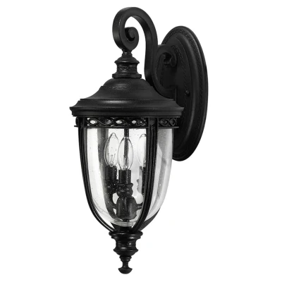 Abbildung von Feiss FE EB2 M BLK Wandleuchte English Bridle 3xE14 H:50 L:26,7 B:21,6 IP44