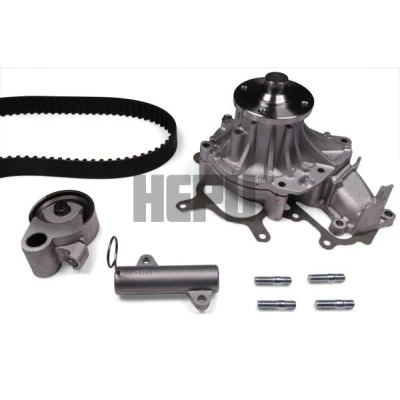 Abbildung von HEPU PK76740 Wasserpumpe + Zahnriemensatz mit Spanndämpfer, Spannrolle 97 TOYOTA: HILUX 3 Pick up