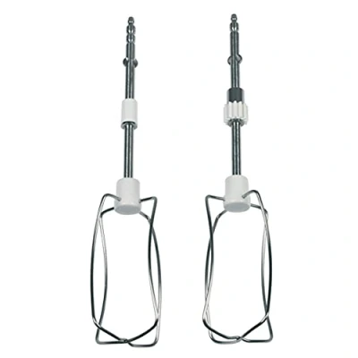 Abbildung von Tefal Moulinex SS193937 ORIGINAL Rührbesen Emulgierquirle Schlagbesen Schneebesen rechts links Set Handmixer Mixer