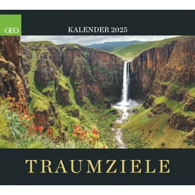 Abbildung von GEO Traumziele Wandkalender 2025, 50x45cm, Posterkalender mit den Traumzielen dieser Welt, jeder Monat präsentiert ein anderes Sehnsuchtsziel