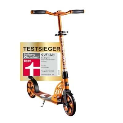 Abbildung von SIX DEGREES Aluminium Scooter 205 mm orange