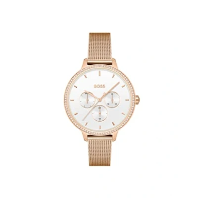 Abbildung von BOSS Chronograph Rose goldcoloured, Damen, Größe: One Size, gold coloured