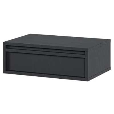 Abbildung von Selsey Evo Nachttisch, Holzwerkstoff, Schwarz, 50 cm largeur
