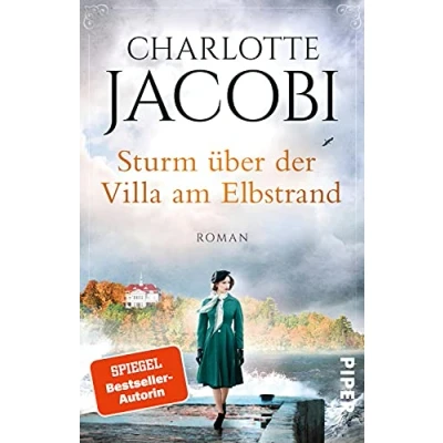 Abbildung von Sturm über der Villa am Elbstrand: .