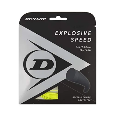 Abbildung von Dunlop Unisex Adult Explosive Speed Tennis Racket String, Yellow, One Size