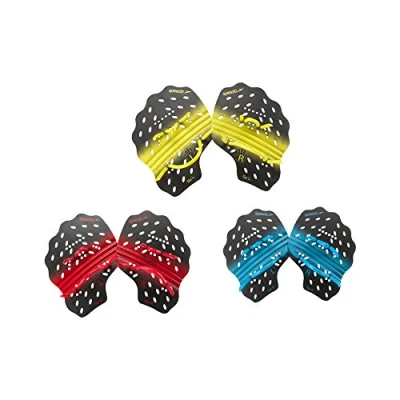 Abbildung von Speedo Unisex Schwimmtraining Preflex Paddel, Gelb, Größe L