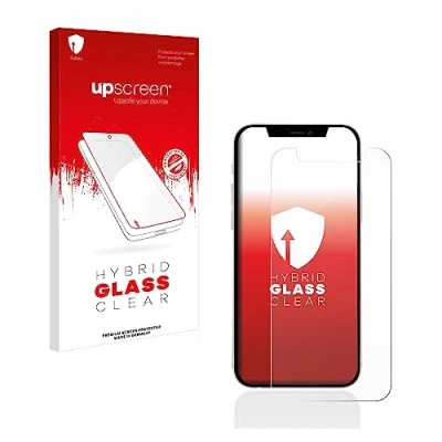 Abbildung von upscreen Schutzglas für Apple iPhone 12 mini Schutzfolie, Glas Folie [Klar, 9H Panzerschutz, Anti Fingerprint]