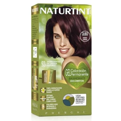 Abbildung von Naturtint Haarfarbe Oohne Ammoniak Hoher Anteil an natürlichen Inhaltsstoffen 3.60 Kirschschwarz 170ml