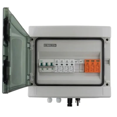 Abbildung von SeKi AC/DC 1 String 3P DC, 4P AC T2 Solar Anschlusskasten Überspannungsschutz/Blitzschutz 32A 1000V; Aufputz Gehäuse IP65 12 Module; PV Photovoltaik