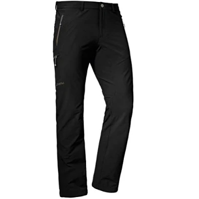 Abbildung von Schöffel Herren Pants Koper, robuste Hose mit 4 Wege Stretch, elastische und wasserabweisende Wanderhose für Männer, black, 27