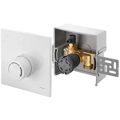 Abbildung von Oventrop Heizkörper Rücklauftemperaturregelung Unibox RTL mit Thermostat, weiß, 1
