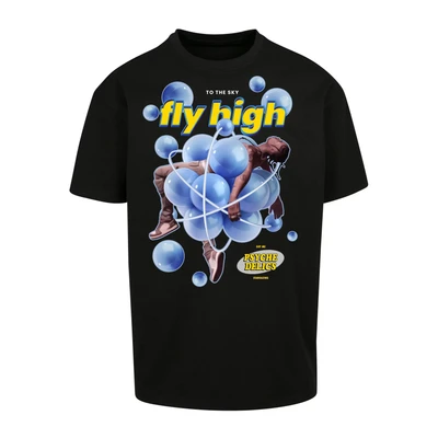 Abbildung von Upscale by Mister TEE Bubblles Oversize Tshirt print, Herren, Größe: Large, Black