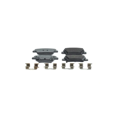 Abbildung von BOSCH 0 986 460 172 Bremsbelagsatz Low Metallic mit integriertem Verschleißwarnkontakt