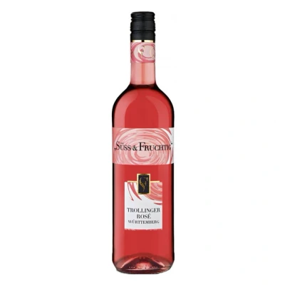 Abbildung von Süss &amp; Fruchtig Trollinger Rosé Qualitätswein süß 0,75L