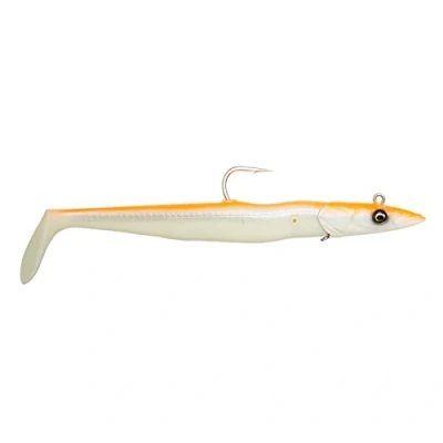 Abbildung von Savage Gear Sandeel V2 2P1 Shad Orange Glow 21.5cm (140g) Gummifisch