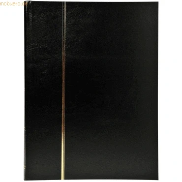Abbildung von Exacompta Briefmarkenalbum 22,5x30,5cm 64 Seiten schwarz
