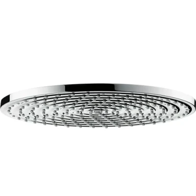 Abbildung von hansgrohe Regenduschkopf &quot;Raindance S&quot;, (Kopfbrause, Brausearm), 24cm, 1 Strahlart mit Brausearm, chrom